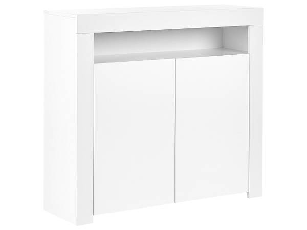 Kleiderschrank COVINA 2-tlg Weiß - Holzwerkstoff - 108 x 97 x 35 cm