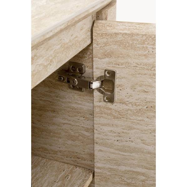 Sideboard Linnea Beige - Stahl - 180 x 78 x 42 cm