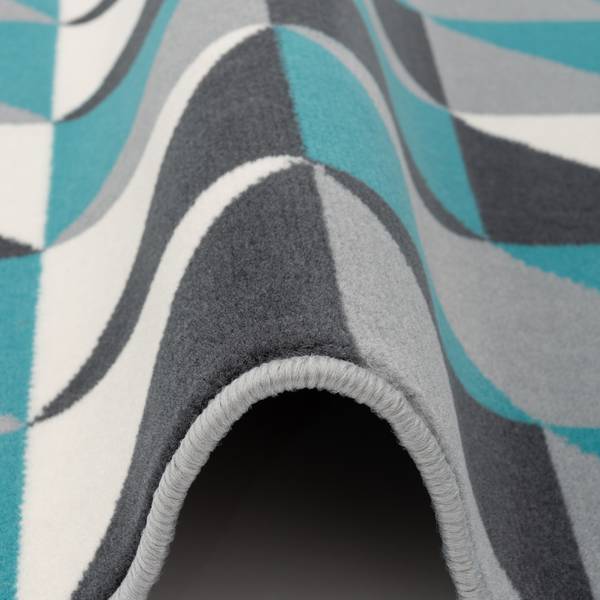 Soft-Touch Velours Teppich Canvas Modern 160 x 230 cm