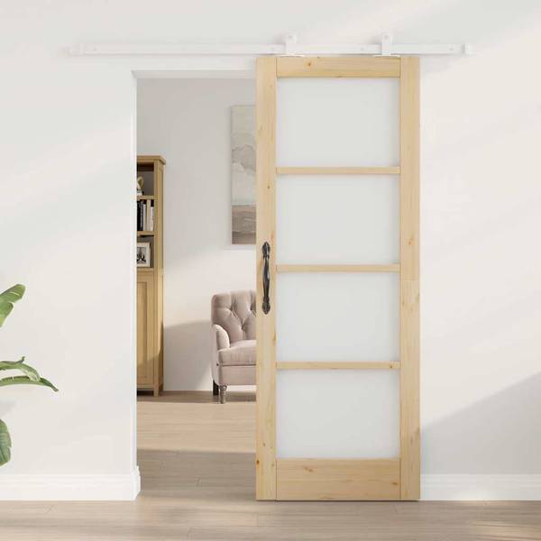 Schiebetür 3045041-1 Holz - Weiß - Breite: 73 cm