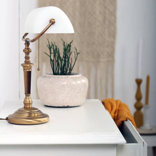 Lampe de table Ancilla Laiton bruni