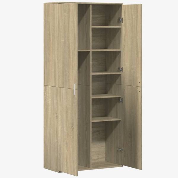 Highboard DE7296 Braun - Holzwerkstoff - 80 x 180 x 35 cm