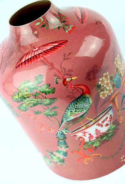 Vase Asian Fauna 18 x 23 x 18 cm
