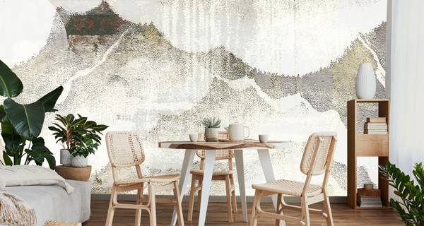 Fototapete BETON Abstraktion Beige - 300 x 210 x 210 cm