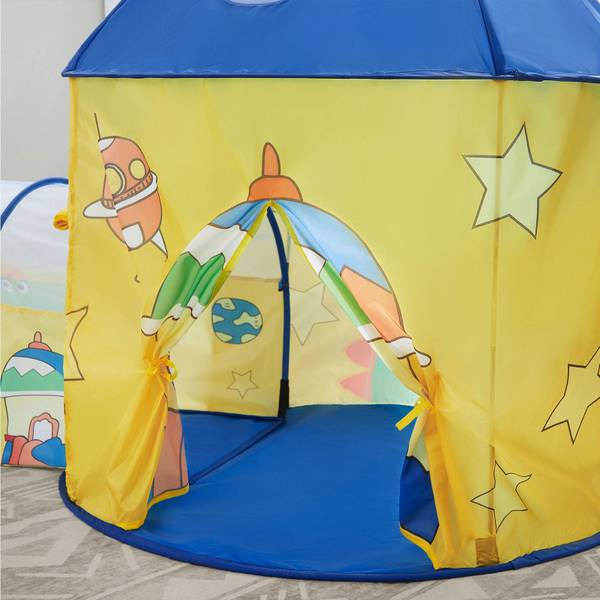 Spielzelt für Kinder Nānded Blau - Textil - 110 x 36 x 115 cm