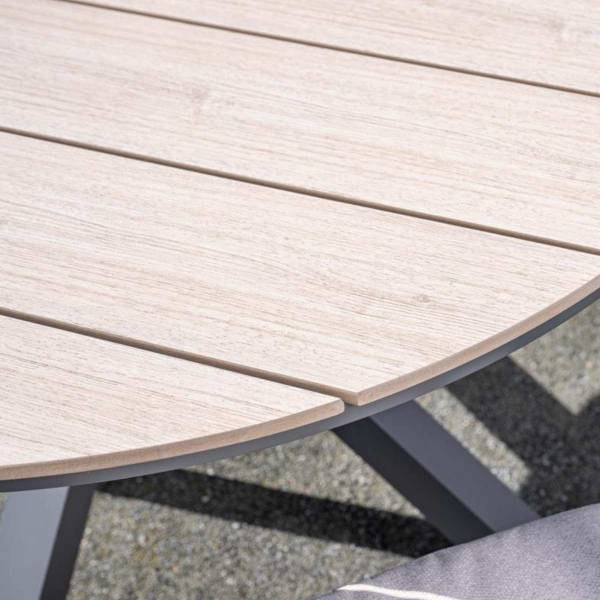 Tuinset Yima Tulli 5 delig grijs - kunststof - 200 x 86 x 200 cm