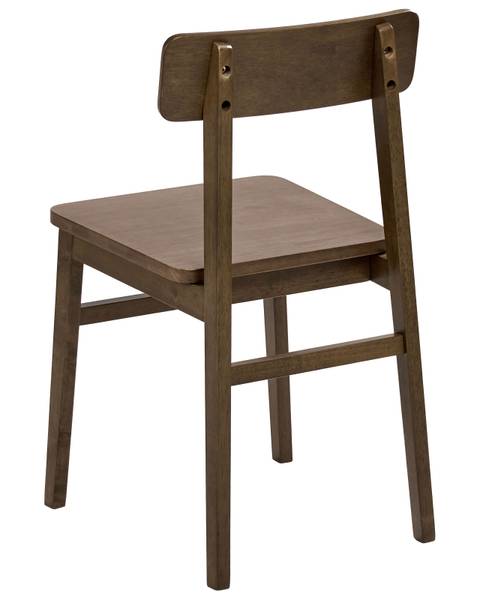 Stuhl GORRE 2-tlg Braun - Dunkelbraun