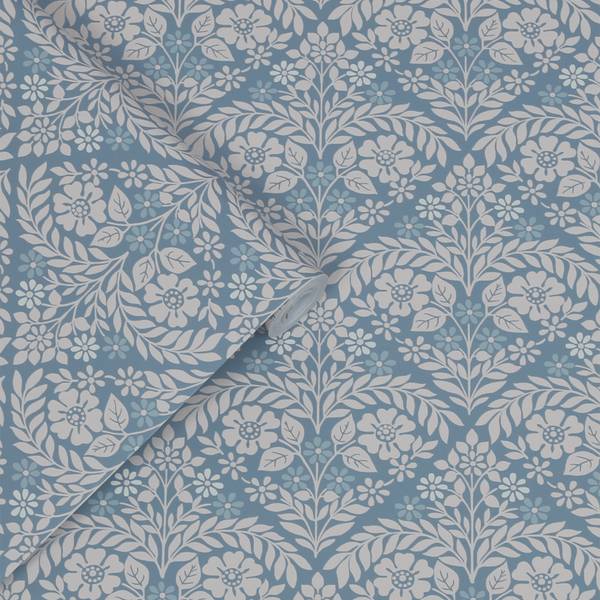 Vliestapete Margam Blau