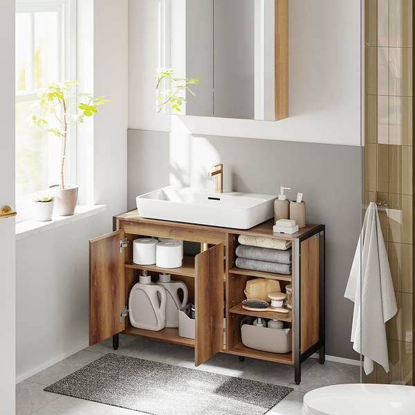 Produit BZR63-L-PF Marron - Bois manufacturé - 30 x 60 x 90 cm