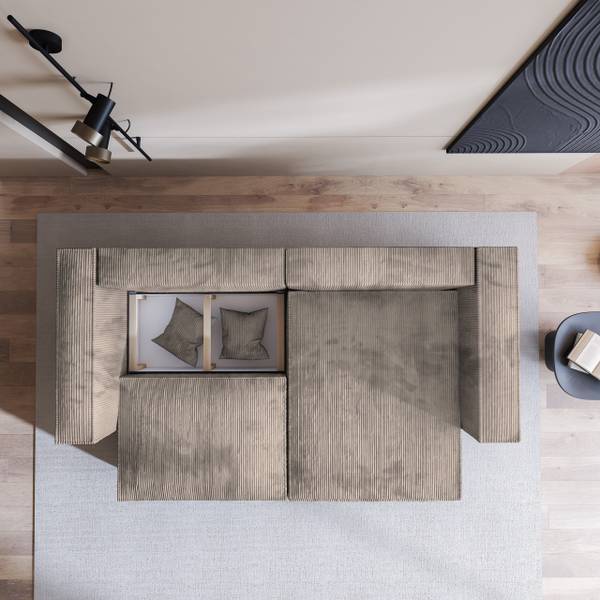 Ecksofa NERIO P Beige
