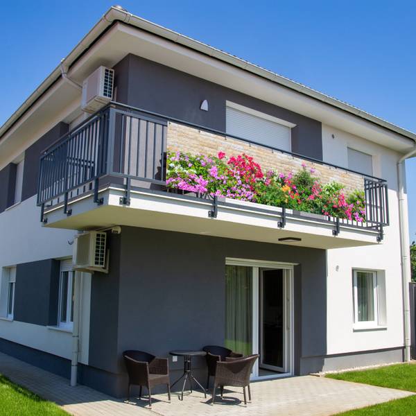 BALKON-SICHTSCHUTZ Blumen 300 x 85 cm