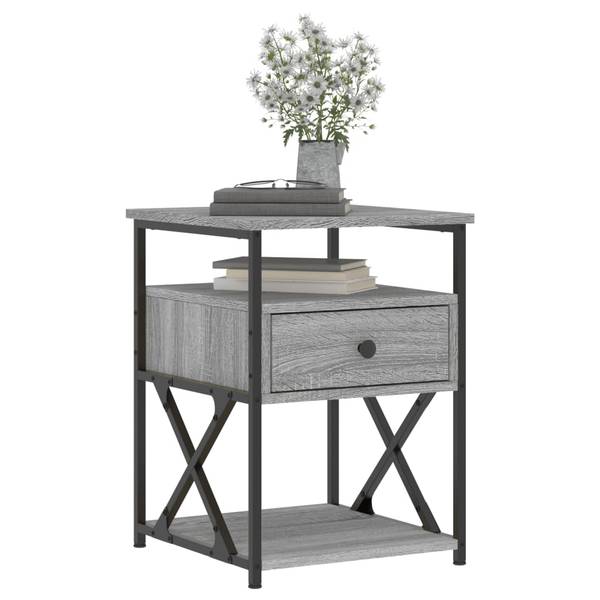 Nachttische 2er Set W713 Grau