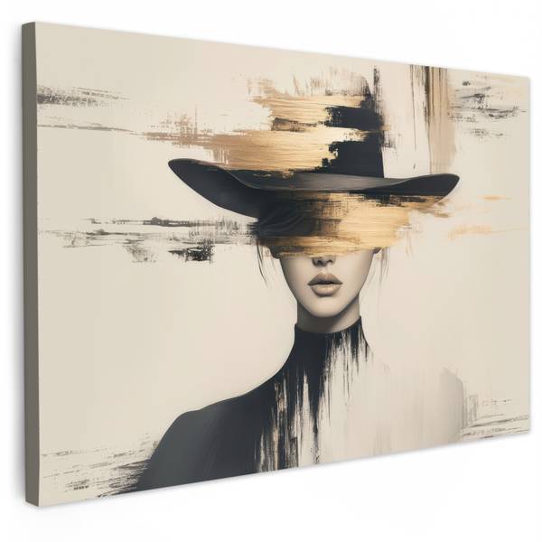 LEINWANDBILD Frau 120 x 80 cm