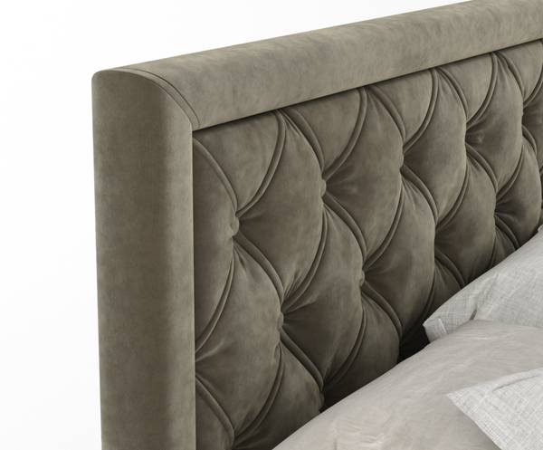 Boxspringbett Aurelia Taupe - Liegefläche Breite: 160 cm