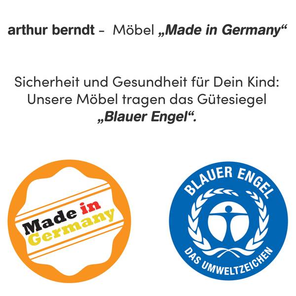 Umbauseiten für Kinderbett Marlon Braun - Holzverbundwerkstoff - 139 x 19 x 2 cm