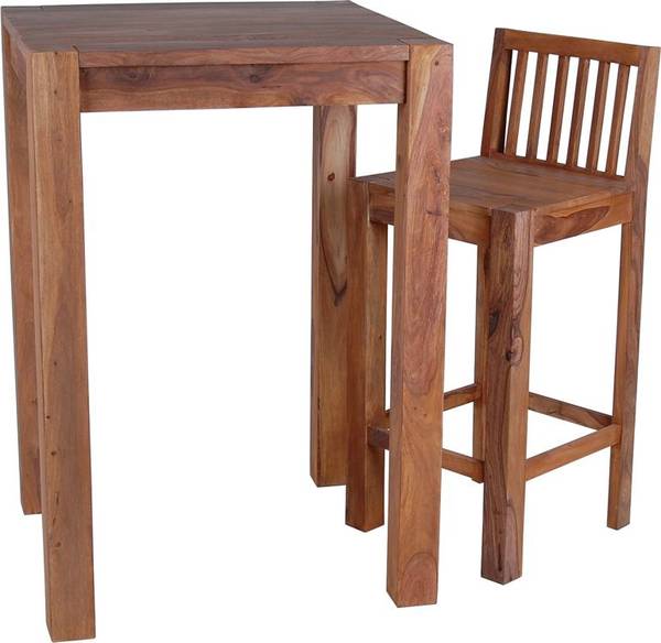 Bartisch Thali Braun - Teakholz - 75 x 110 x 75 cm