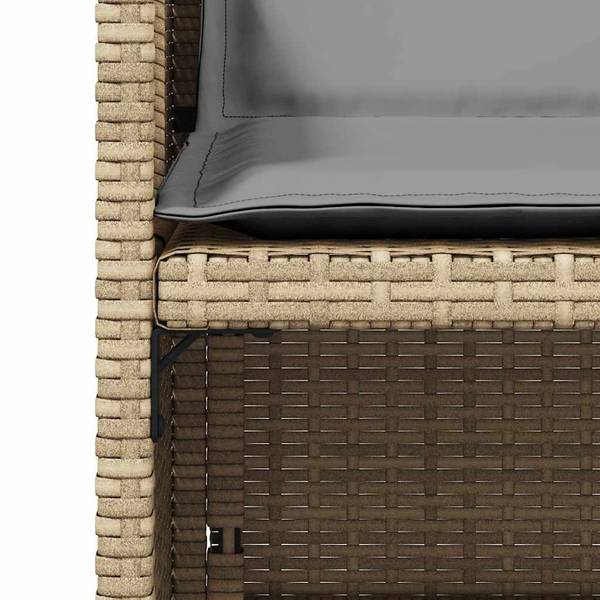 Gartenstuhl 3032896 4er Set Beige - Stahl - 50 x 79 x 54 cm