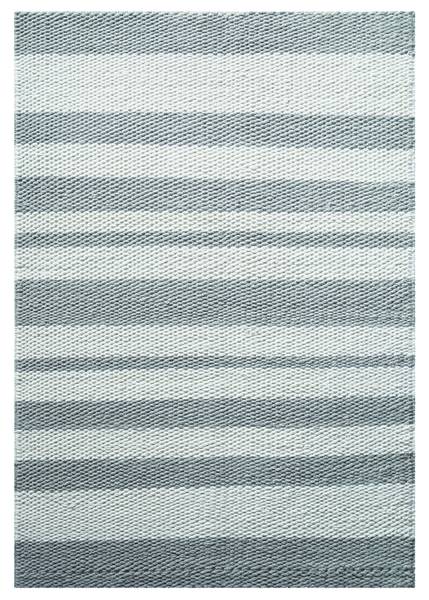 Kurzflorteppich BREEZE Grau - Wolle - 80 x 1 x 150 cm