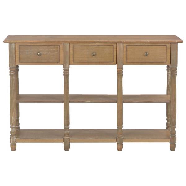 Wandtafel 3029562 bruin - plaatmateriaal op houtbasis - 30 x 76 x 110 cm