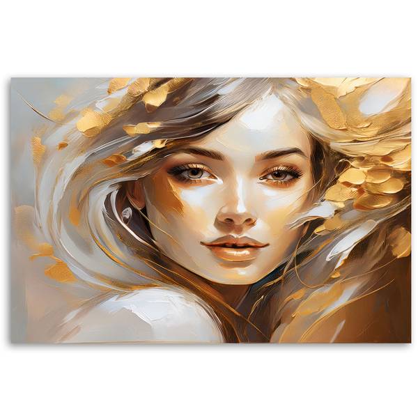 Wandbild glamour-frau acryl 100 x 70 cm