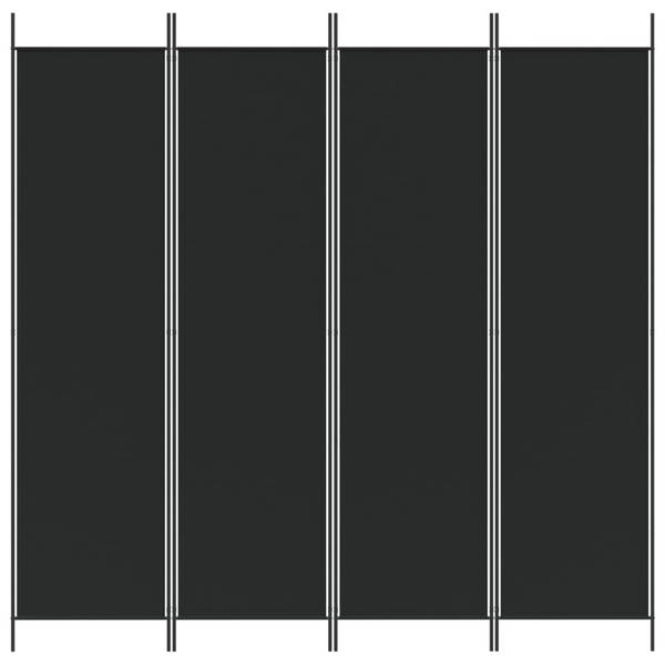 Raumteiler 3015997-2 (4-teilig) Schwarz