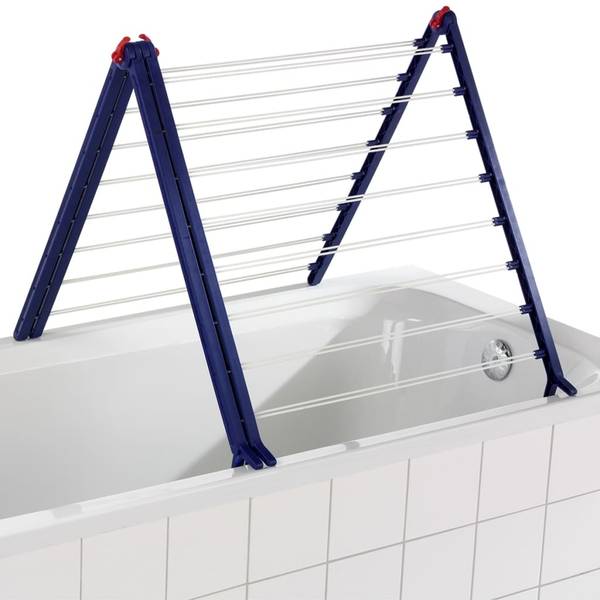 Badewannentrockner 415750 Weiß - Metall - 124 x 1 x 1890 cm