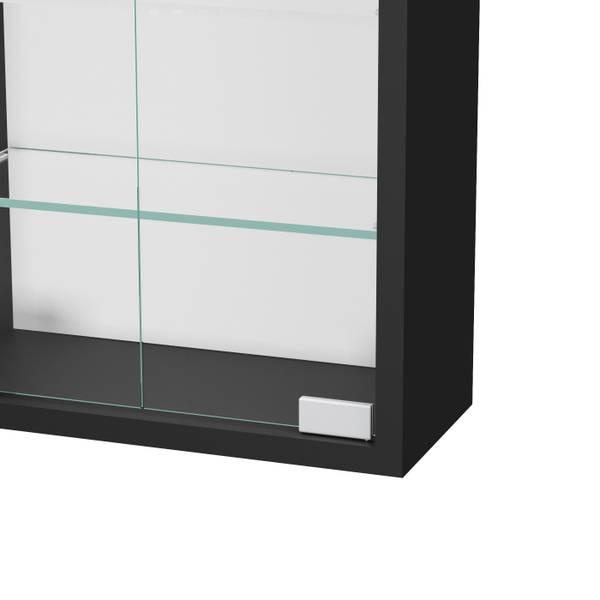 Vitrinenschrank KA7200BLACK Schwarz