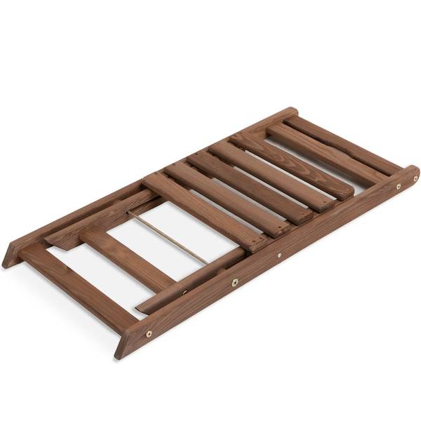 Ensemble de sièges MELES (3 pièces) Marron - Bois massif