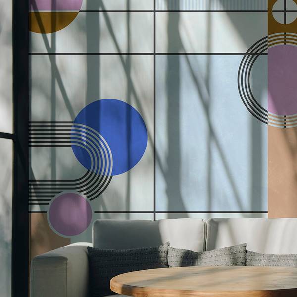 Panorama-Tapete 1987 Multicolor - 288 x 300 x 288 cm