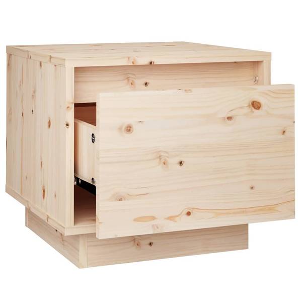 Table de chevet 3013347 lot de 2 Marron - Pin - 35 x 32 x 34 cm