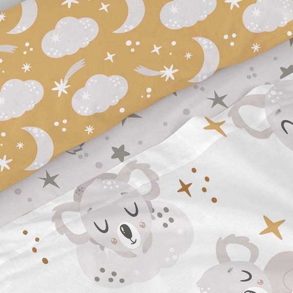 Parure de lit Baby koala (2er Set) Textile - 160 x 1 x 270 cm