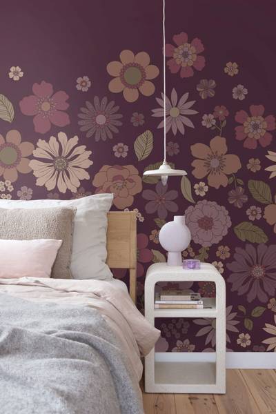 Fototapete 159590 Violett - Papier - 250 x 279 x 250 cm