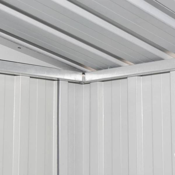 Gartenschuppen 47027 Braun - Metall - 194 x 181 x 121 cm