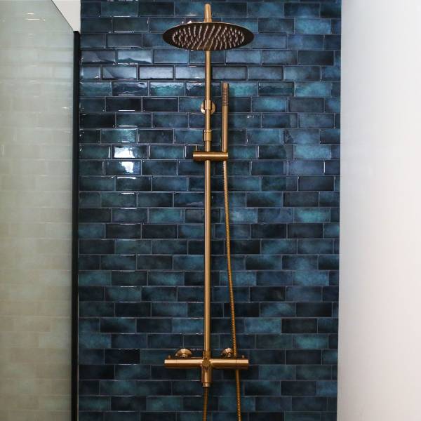 Colonne bain-douche Luisa Cuivre