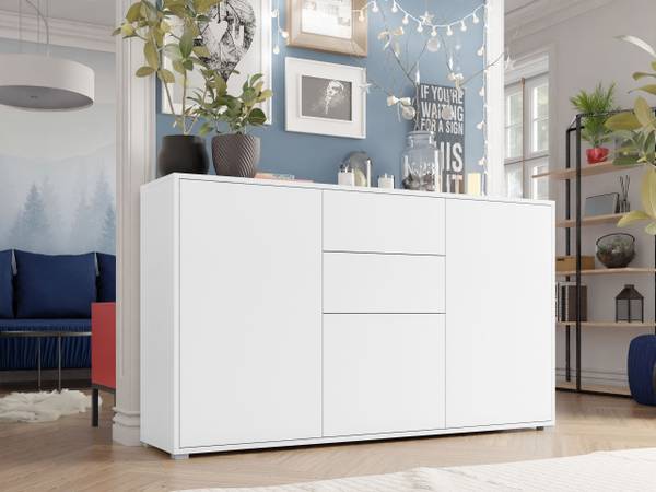 Kommode Gesita K3D2SZ Weiß