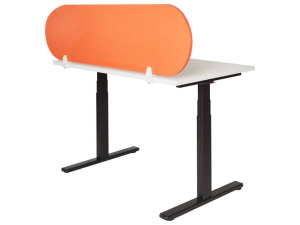 Cloison amovible de bureau SPARKY Orange - 160 x 1 cm