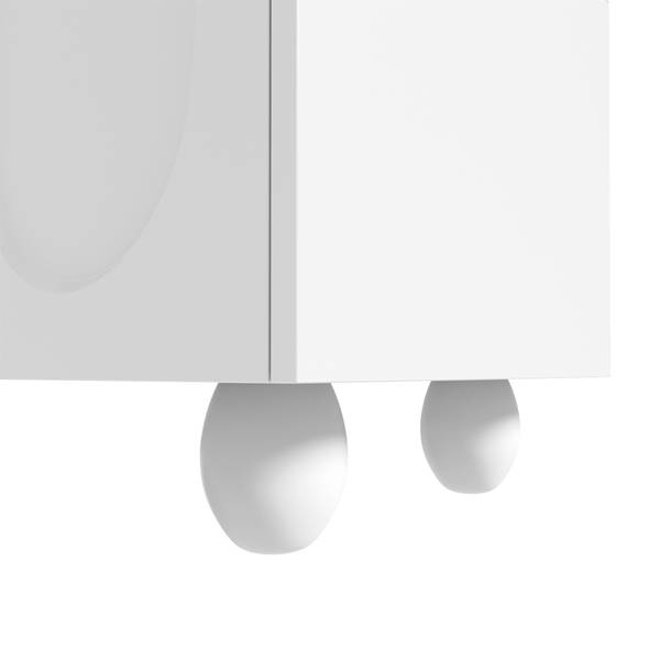 Tv-Lowboard AegisRylor Weiß - Holzwerkstoff - 180 x 42 x 40 cm