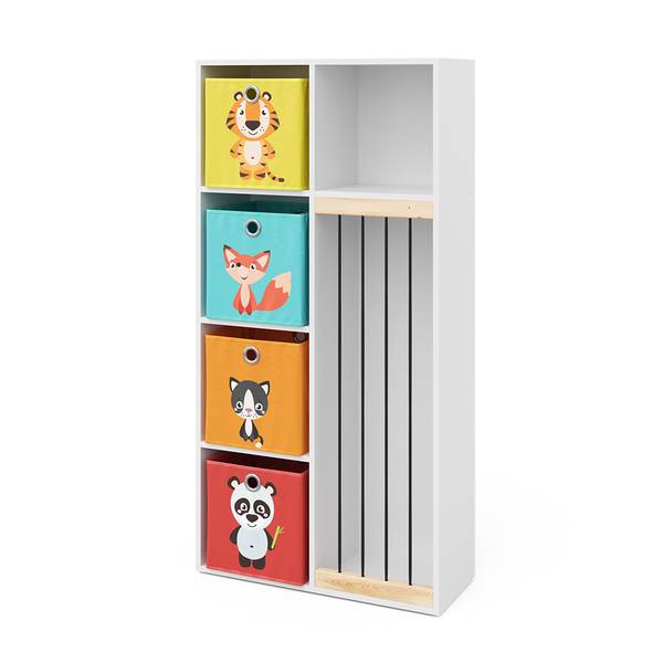 Kinderregal Marvin 37031 Weiß - Holzwerkstoff - 72 x 143 x 30 cm