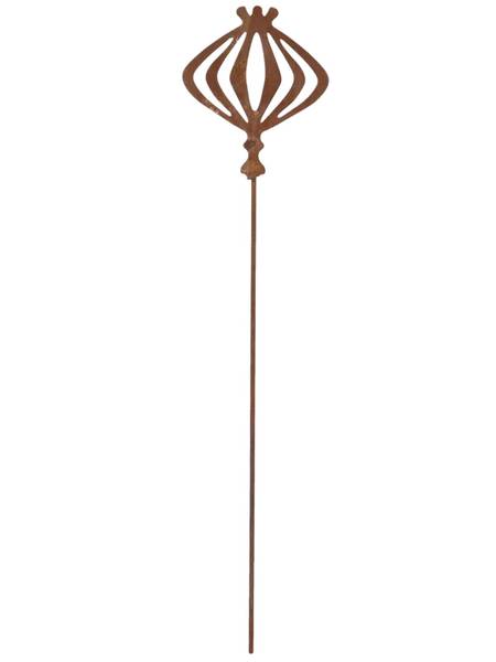 Gartenstecker TT265 Braun - Metall - 8 x 37 x 1 cm