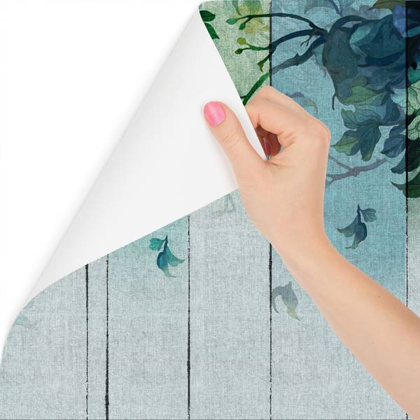 Fototapete BLUMEN Pflanzen Abstraktion 180 x 120 x 120 cm