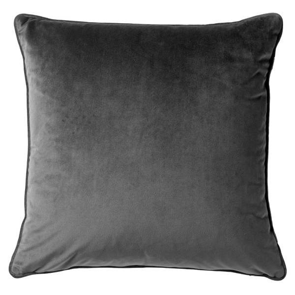Dekokissen Mixed 4er Set Schwarz - Grau - Textil - 45 x 45 x 10 cm