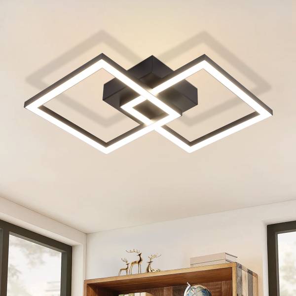 LED Deckenleuchte Harrington Schwarz