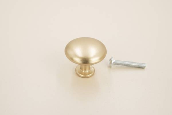 Möbelknöpfe Filo 4er-Set Gold - Metall - 3 x 2 x 3 cm