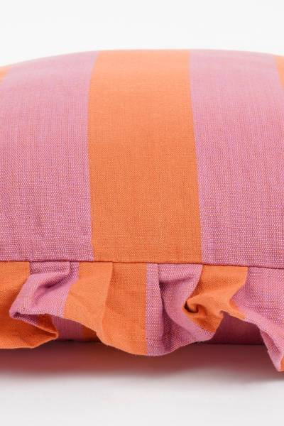 Dekoratives Kissen MEMISI15620032 Violett - Textil - 45 x 10 x 45 cm