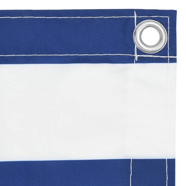 Balkon Sichtschutz 3016497-3 Blau - Weiß - Höhe: 75 cm