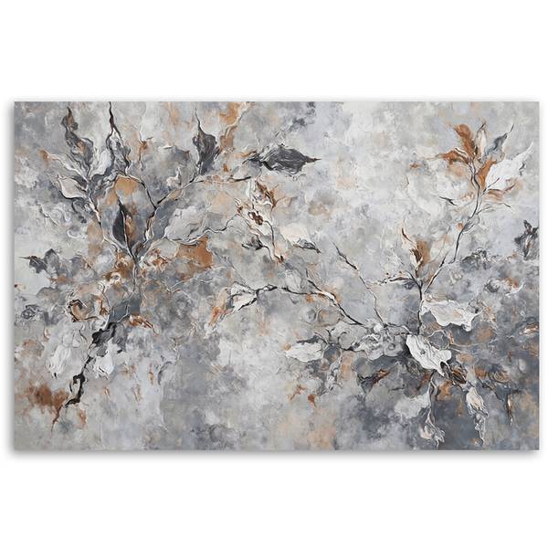 Wandbild abstraktion botanik 100 x 70 cm