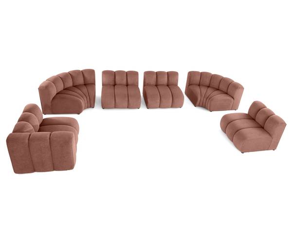 Wohnlandschaft DEBBIE Pink