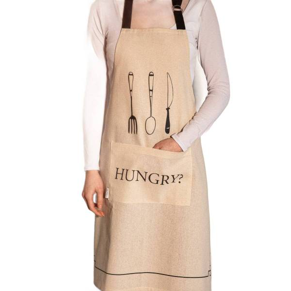 Küchenschürze ARCANE Beige - Textil - 60 x 1 x 80 cm