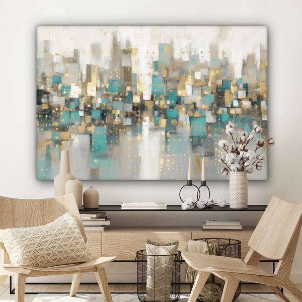 LEINWANDBILD Mosaik 120 x 80 cm