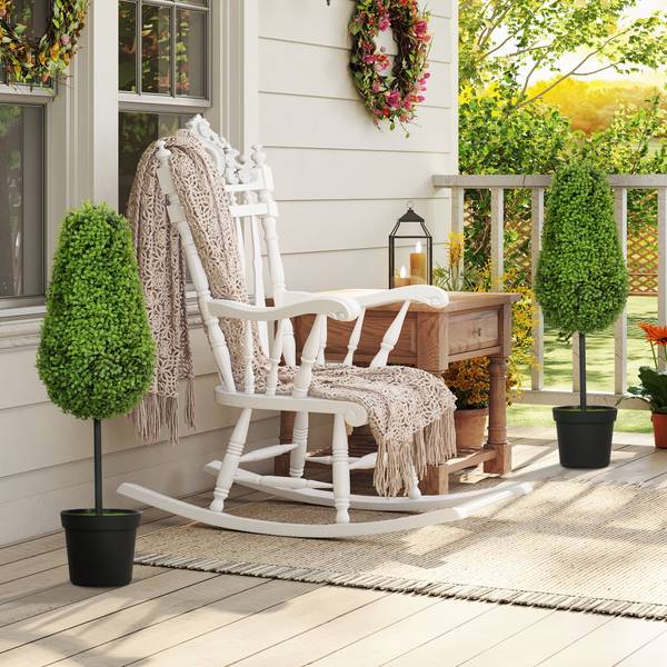 Kunstpflanze 2er Set 830-997V00GN Grün - Kunststoff - 20 x 90 x 20 cm